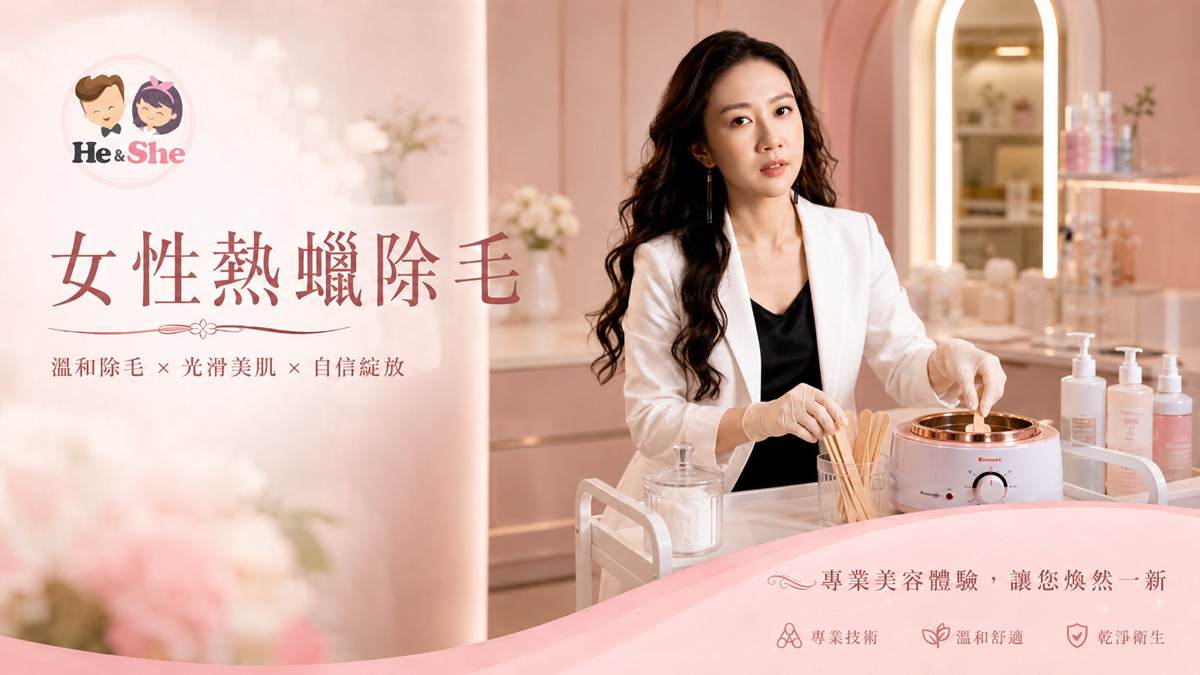 女性熱蠟除毛