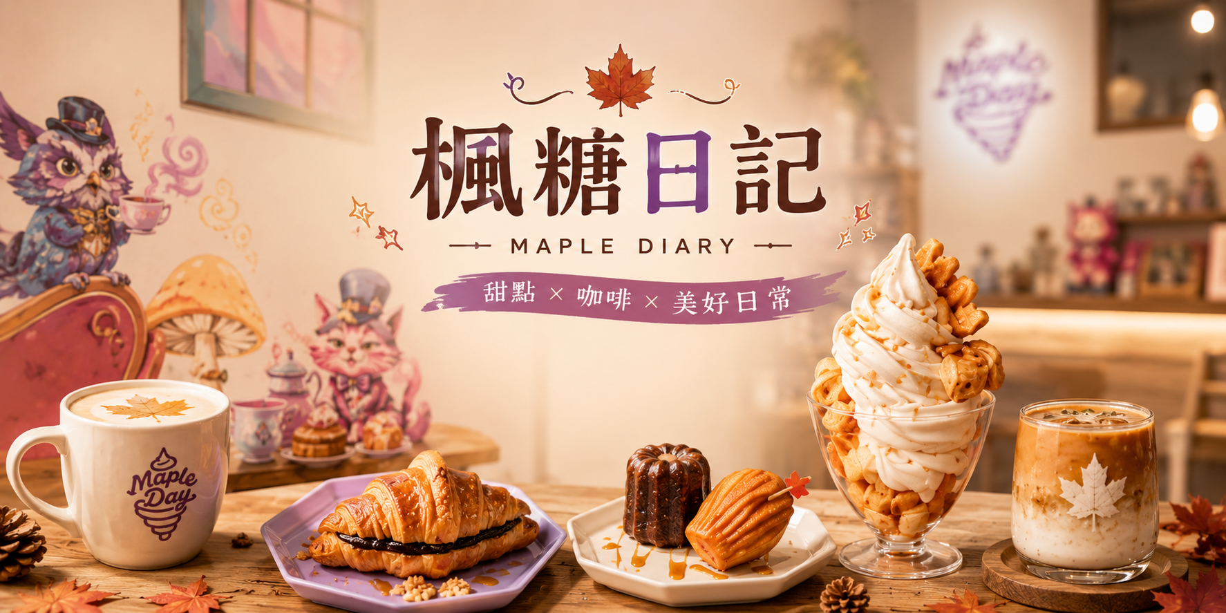 咖啡甜點店，讓品項被看見